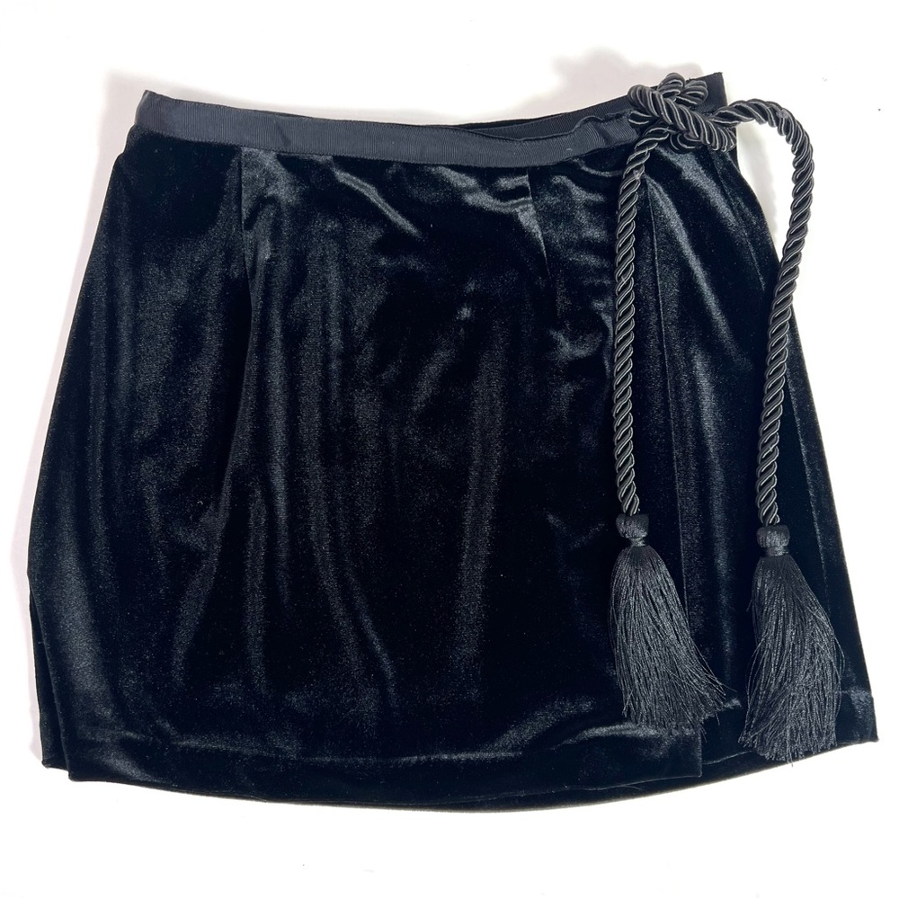 Ciao Lucia Luz Wrap Skirt Black Velvet Size XXS - Picture 4 of 11